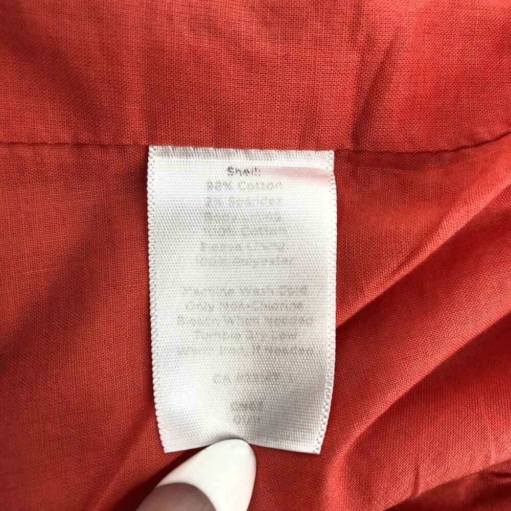 Red Talbots Coral Open Front Notched Collar Short… - image 7